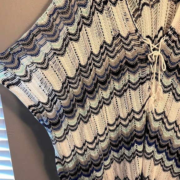 Handmade boho Knitted Crochet Swimsuit Coverup Beach Beachy Pool - Picture 5 of 13